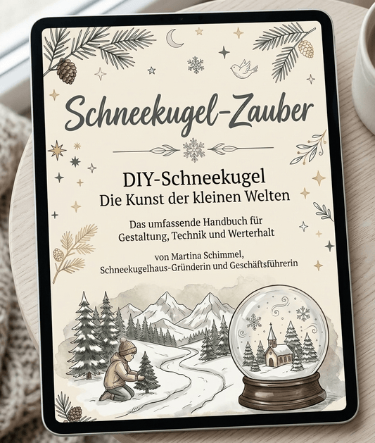 eBook "SCHNEEKUGEL-ZAUBER: DIY Schneekugel - Die Kunst der kleinen Welten" - Schneekugelhaus