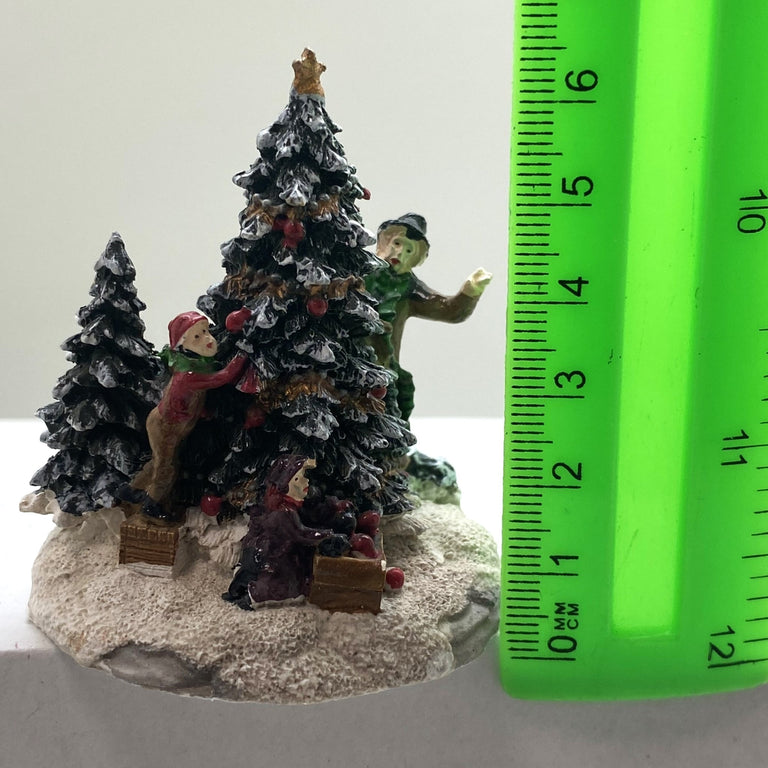 Innenmodell "Christbaum schmücken" - 60 x 65 mm - Schneekugelhaus