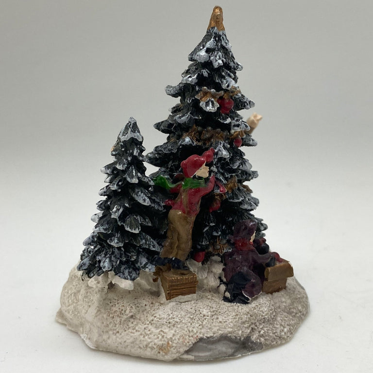 Innenmodell "Christbaum schmücken" - 60 x 65 mm - Schneekugelhaus