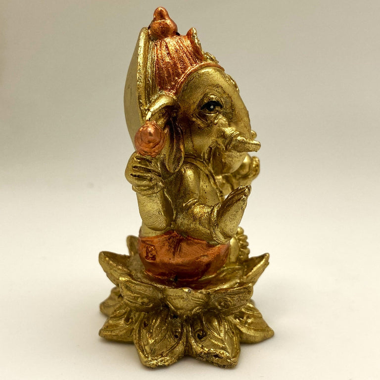 Innenmodell "Ganesha Lotus" - 35 x 70 mm - Schneekugelhaus