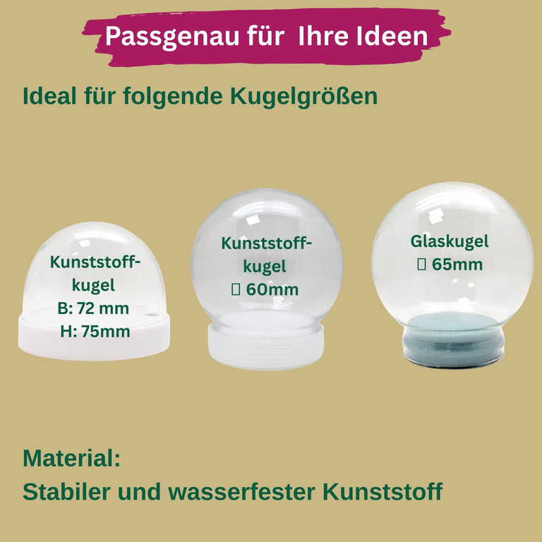 Innenmodell "kleiner Engel mit Harfe" - 33 x 23 mm - Schneekugelhaus