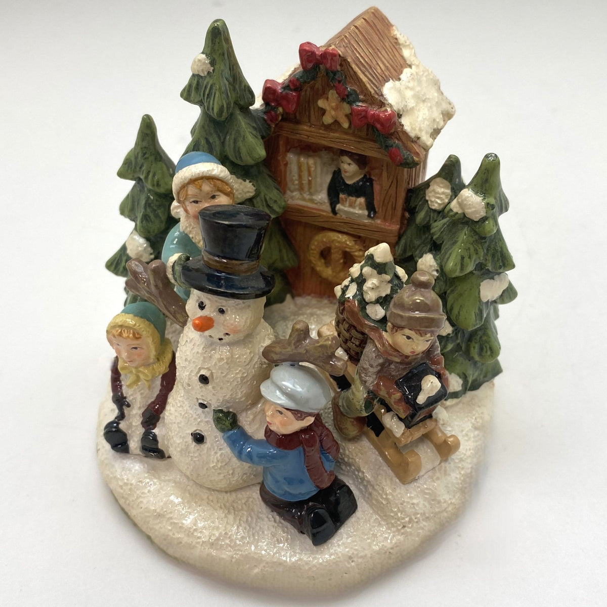 Innenmodell "Schneemann bauen" - 85 x 94 mm - Schneekugelhaus